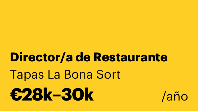 Director/a de Restaurante