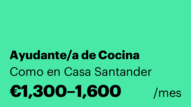 Ayudante/a de Cocina