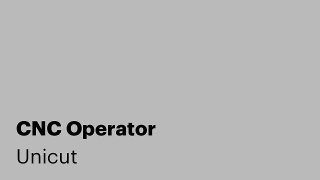 CNC Operator