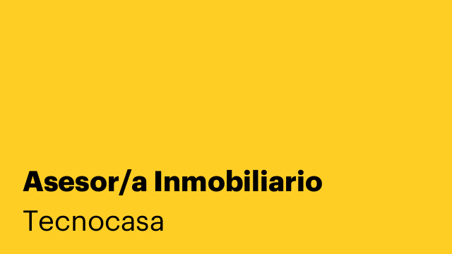 Asesor/a Inmobiliario