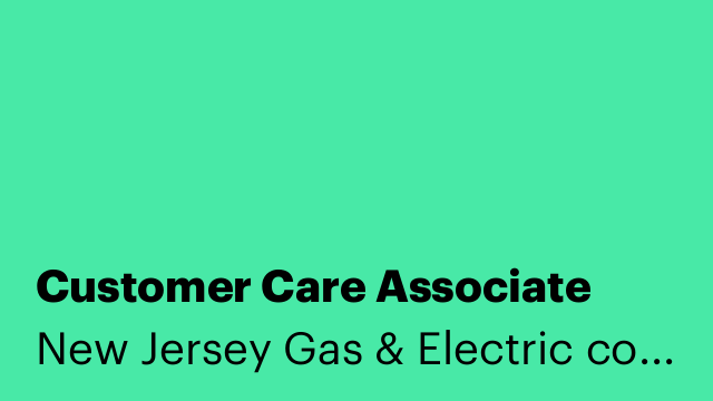Customer Care Associate