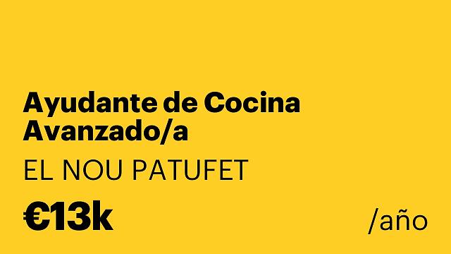 Ayudante de Cocina Avanzado/a