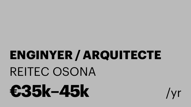 ENGINYER / ARQUITECTE