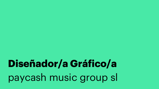 Diseñador/a Gráfico/a