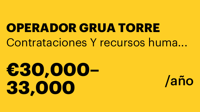 OPERADOR GRUA TORRE