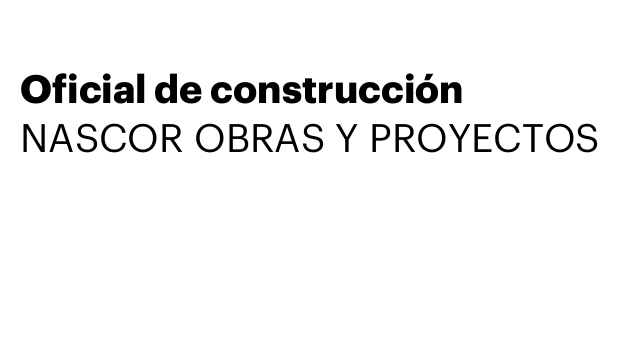 Oficial de construcción