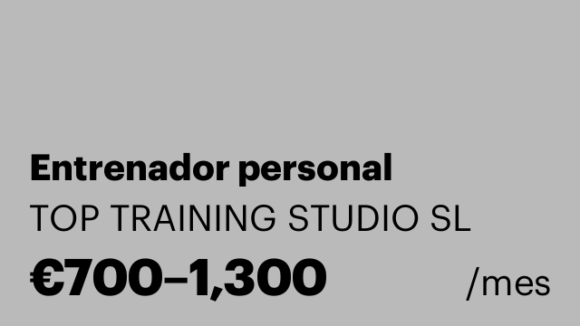 Entrenador personal