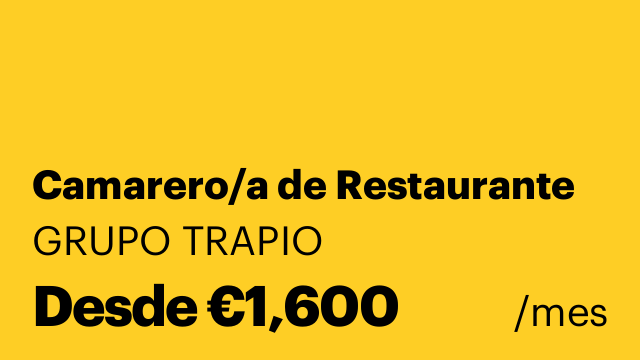 Camarero/a de Restaurante