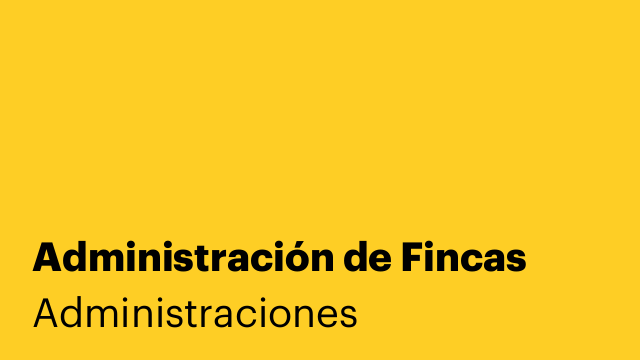 Administración de Fincas