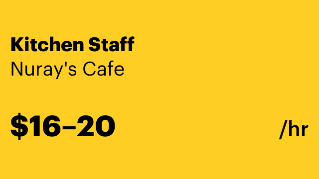 Kitchen Staff