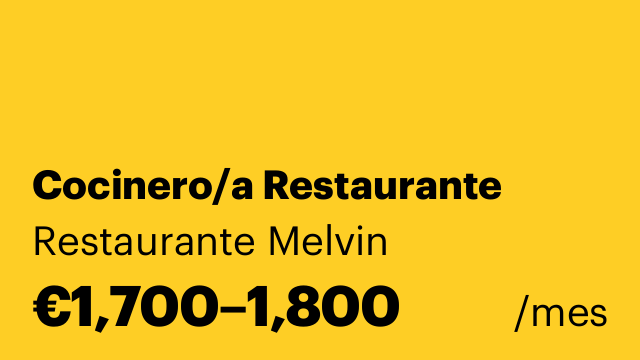 Cocinero/a Restaurante