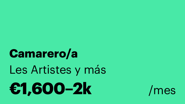 Camarero/a