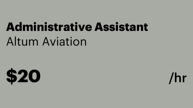 Administrative Assistant