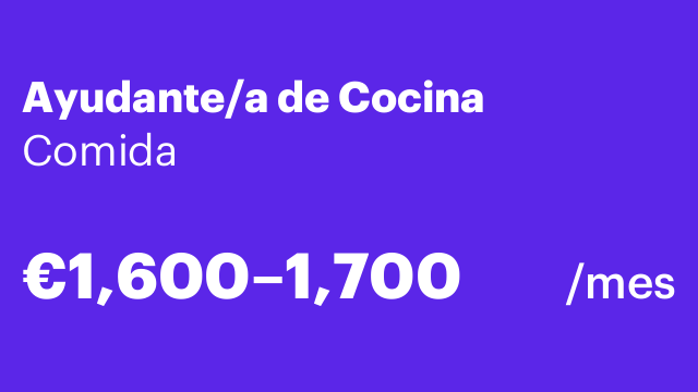 Ayudante/a de Cocina