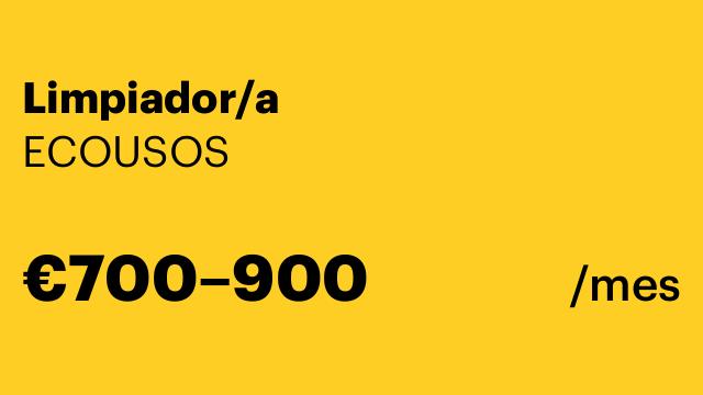 Limpiador/a
