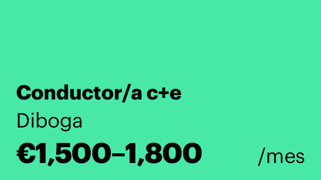 Conductor/a c+e