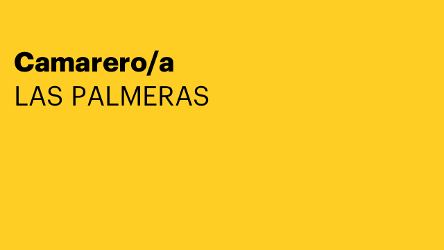 Camarero/a