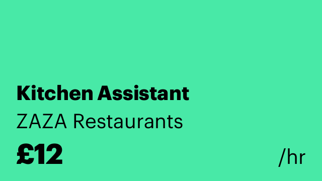 Kitchen Assistant