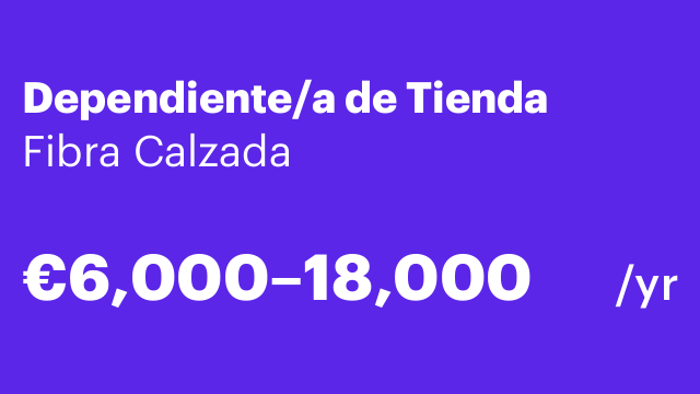 Dependiente/a de Tienda