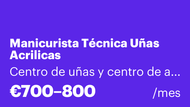 Manicurista Técnica Uñas Acrilicas