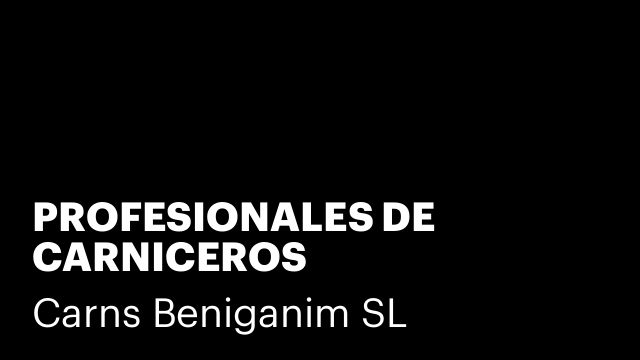 PROFESIONALES DE CARNICEROS