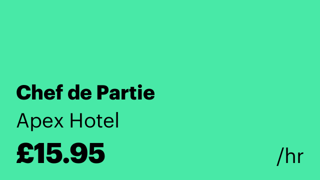 Chef de Partie
