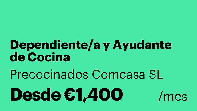 Dependiente/a y Ayudante de Cocina
