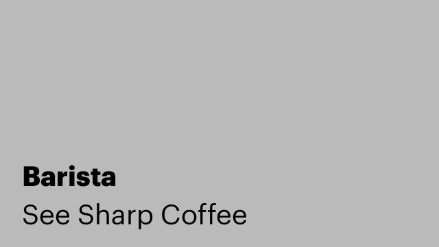 Barista