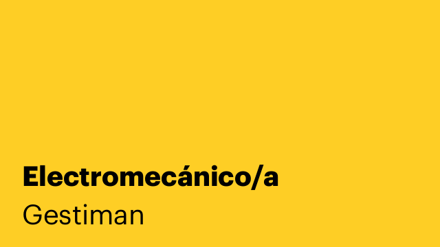 Electromecánico/a