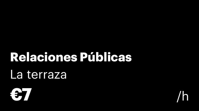 Relaciones Públicas