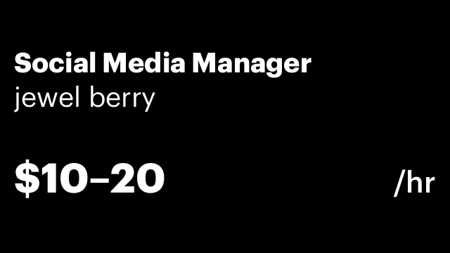 Social Media Manager