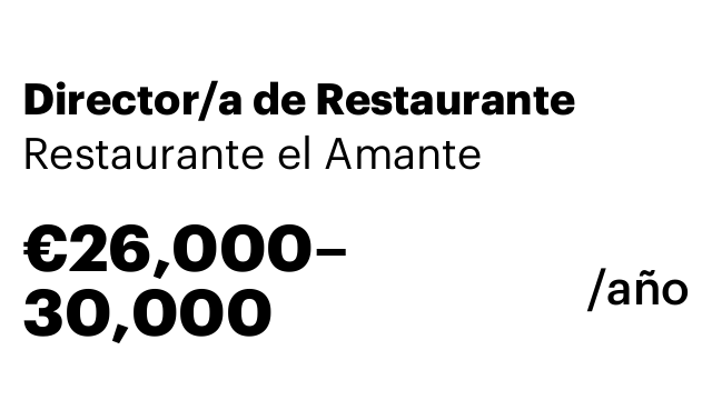 Director/a de Restaurante