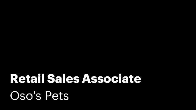 Retail Sales Associate