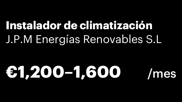 Instalador de climatización