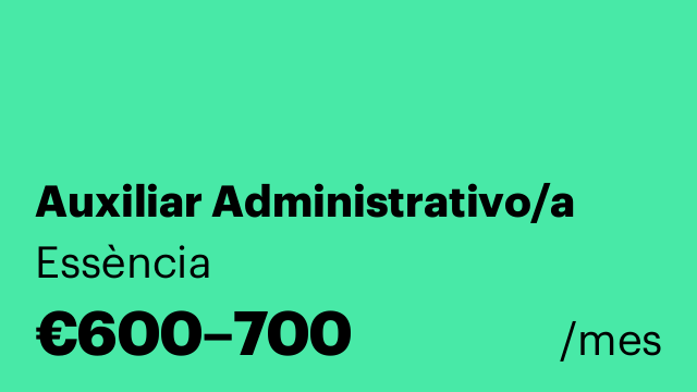 Auxiliar Administrativo/a
