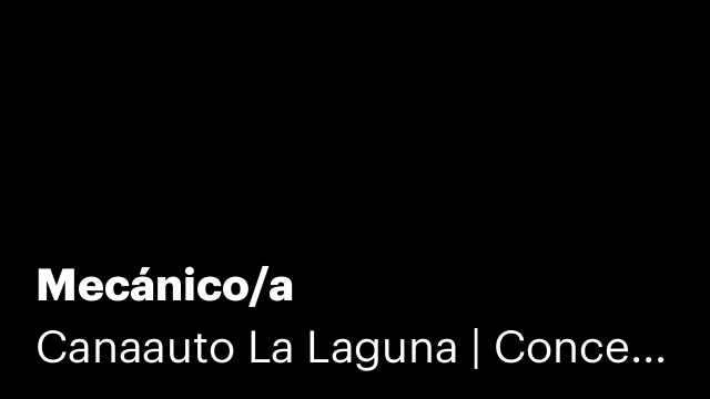 Mecánico/a