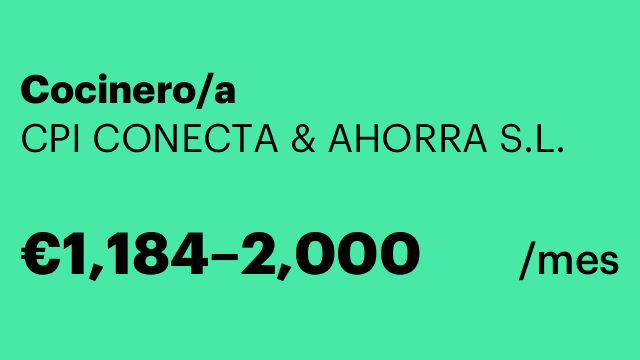Cocinero/a