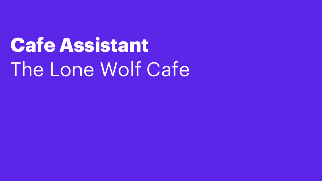 Cafe Assistant