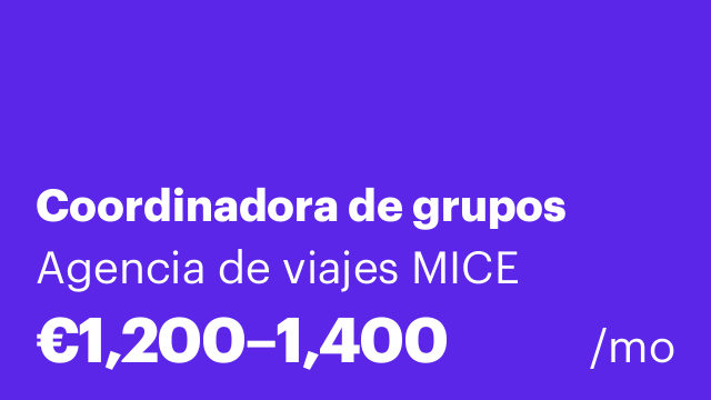 Coordinadora de grupos