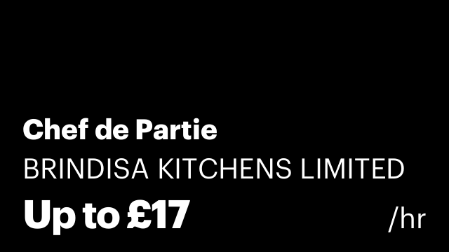 Chef de Partie