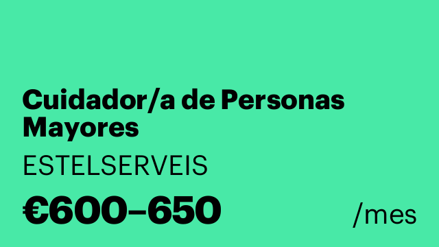 Cuidador/a de Personas Mayores