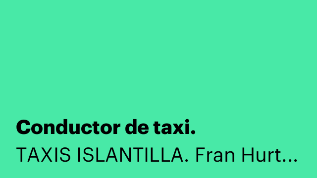 Conductor de taxi.