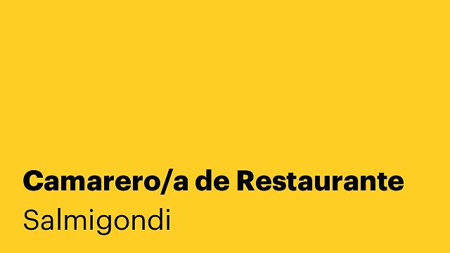 Camarero/a de Restaurante
