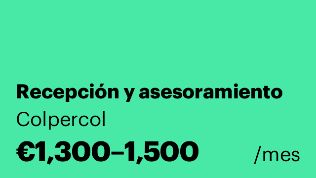 Recepción y asesoramiento