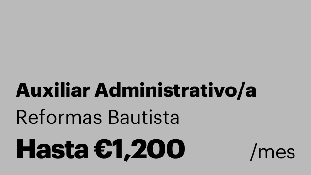 Auxiliar Administrativo/a
