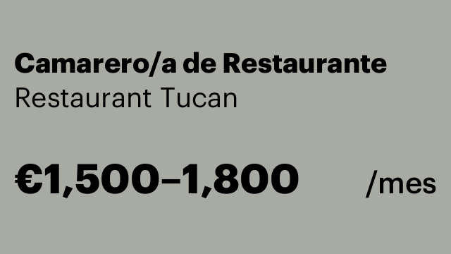 Camarero/a de Restaurante