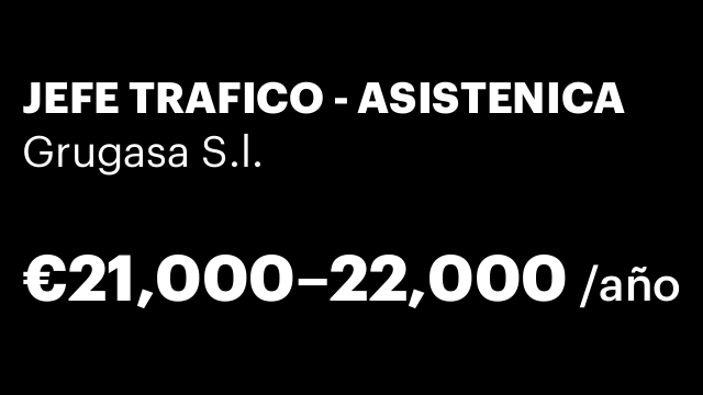 JEFE TRAFICO - ASISTENICA