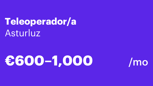 Teleoperador/a