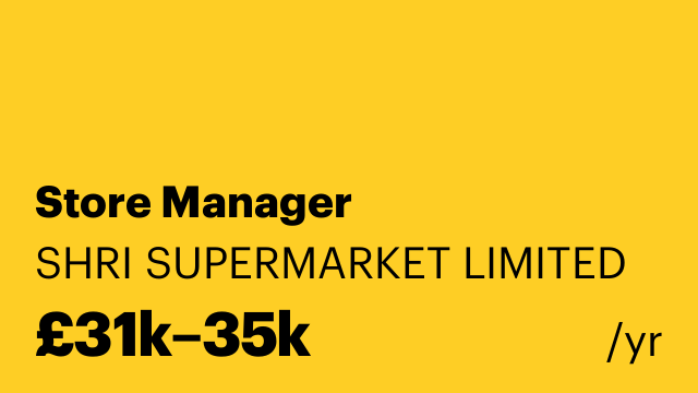 Store Manager