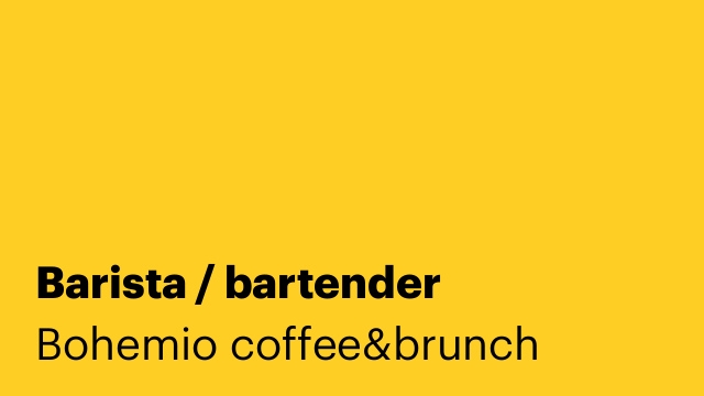 Barista / bartender